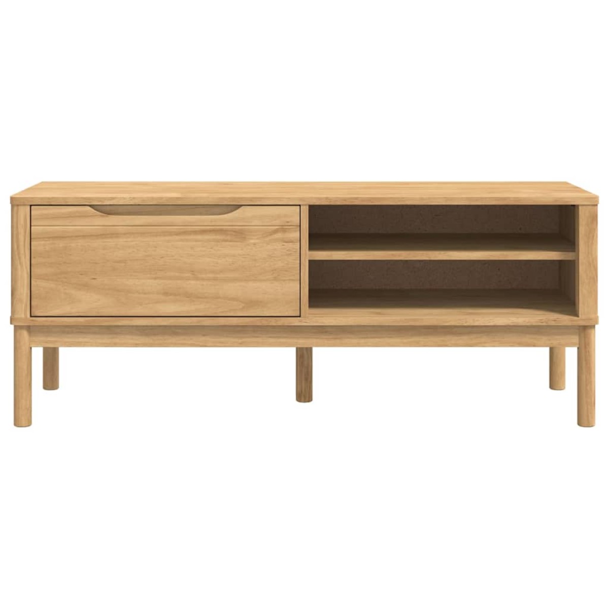 vidaXL Πάγκος Χωλ FLORO Κερωτό καφέ 115 x 40 x 45 εκ