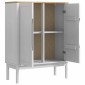 vidaXL Πλαϊνό γραφείο FLORO Λευκό 70 x 30 x 70,5 εκ.