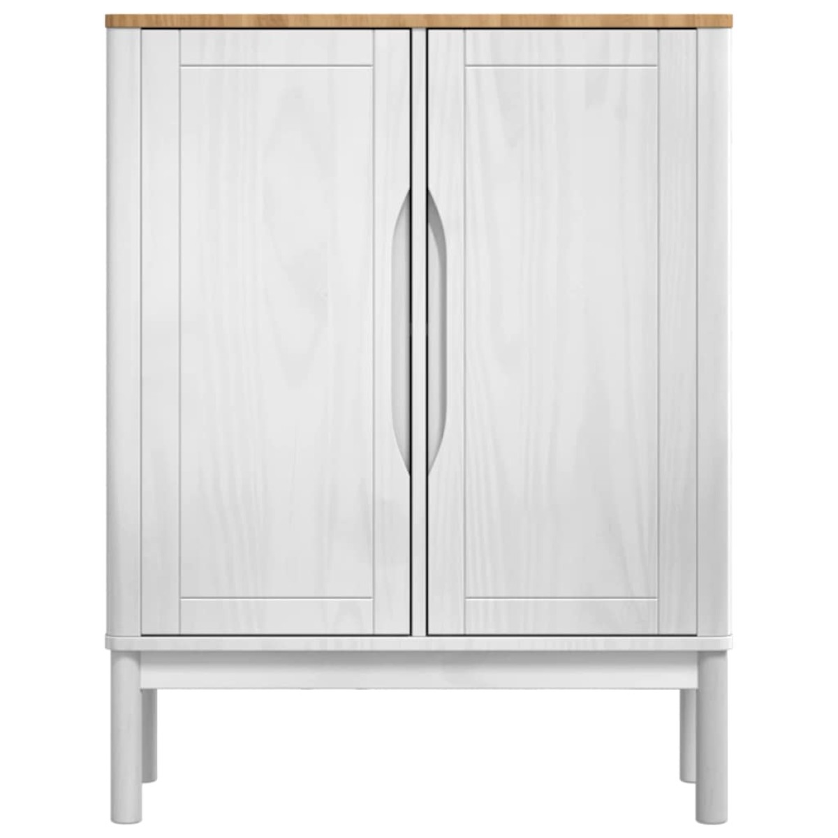 vidaXL Πλαϊνό γραφείο FLORO Λευκό 70 x 30 x 70,5 εκ.