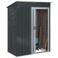 vidaXL Κηποσυνθέσεις Ανθρακί 137 x 81 x 180 εκ Μέταλλο