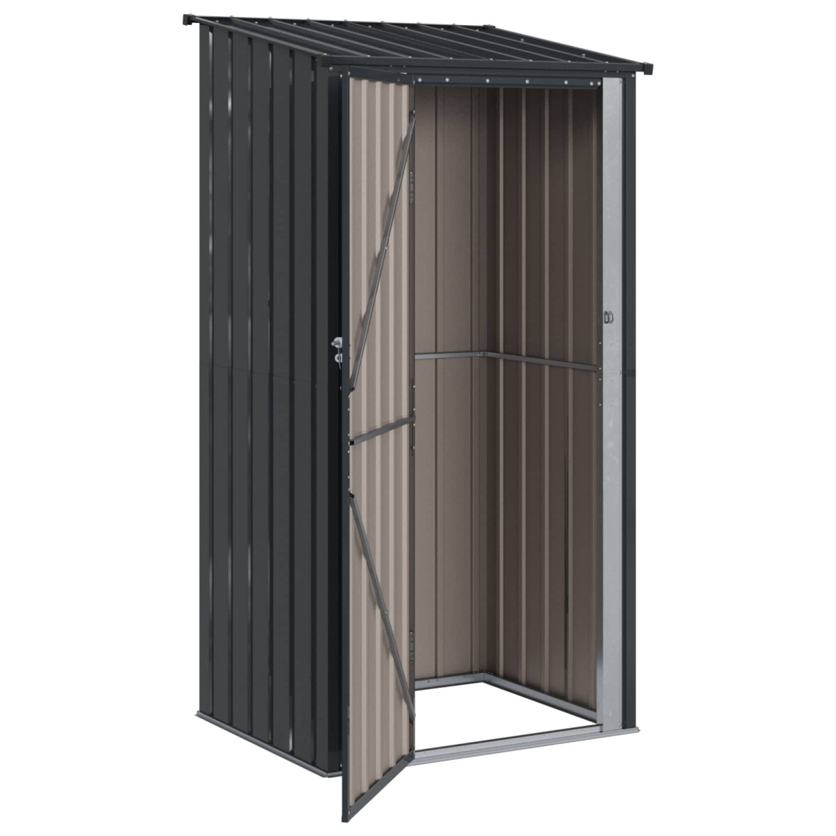vidaXL Κηποσυνθέσεις Ανθρακί 103 x 86 x 200 εκ Μέταλλο