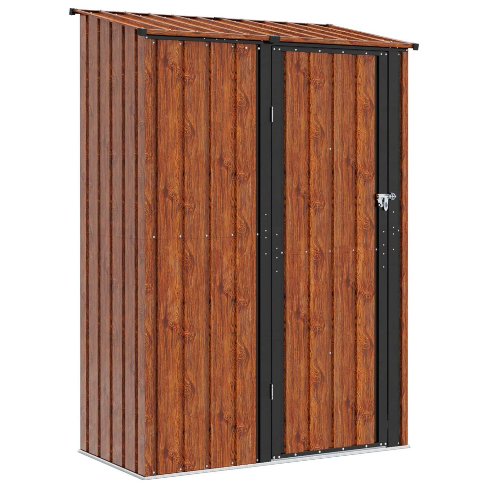 vidaXL Κηποσυνθέσεις Καφέ 140,5 x 74 x 200 εκ Μέταλλο