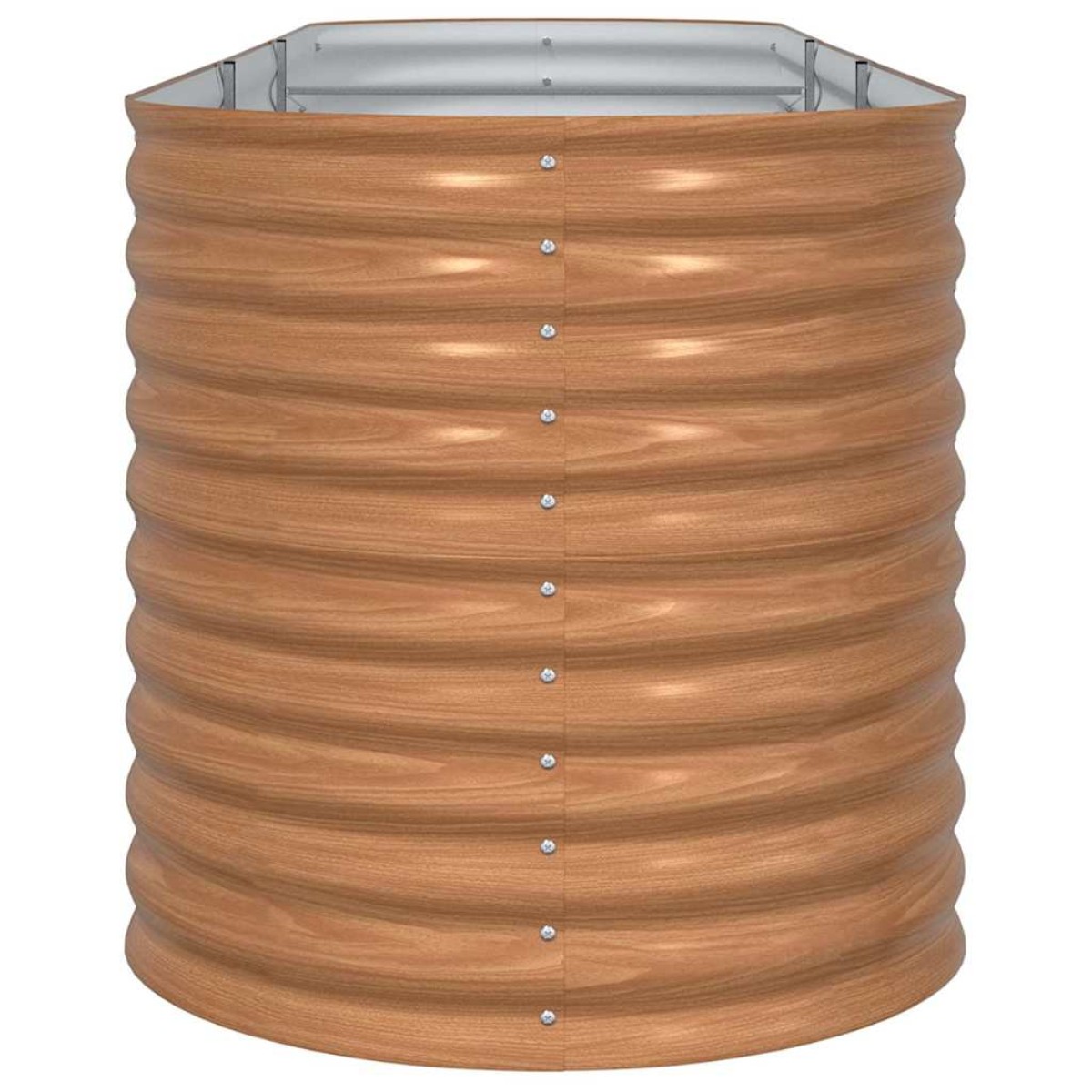vidaXL Ανεβασμένο Κρεβάτι Καφέ 320 x 80 x 81 cm Ατσάλι
