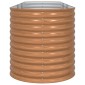 vidaXL Ανεβασμένο Κρεβάτι Καφέ 320 x 80 x 81 cm Ατσάλι