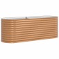 vidaXL Ανεβασμένο Κρεβάτι Καφέ 240 x 80 x 81 cm Ατσάλι