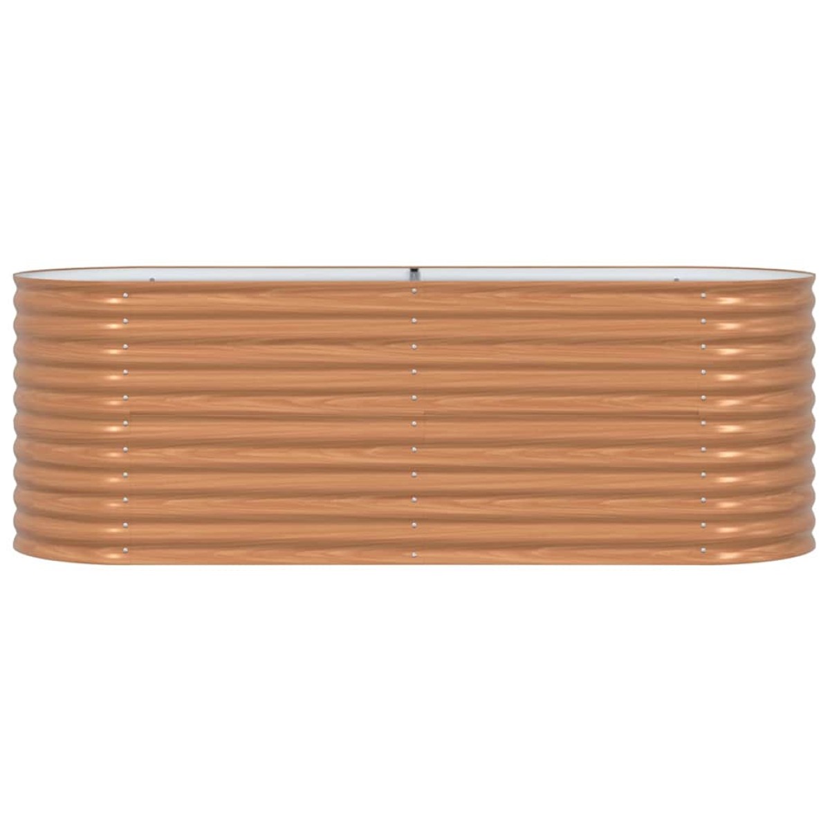 vidaXL Ανεβασμένο Κρεβάτι Καφέ 240 x 80 x 81 cm Ατσάλι