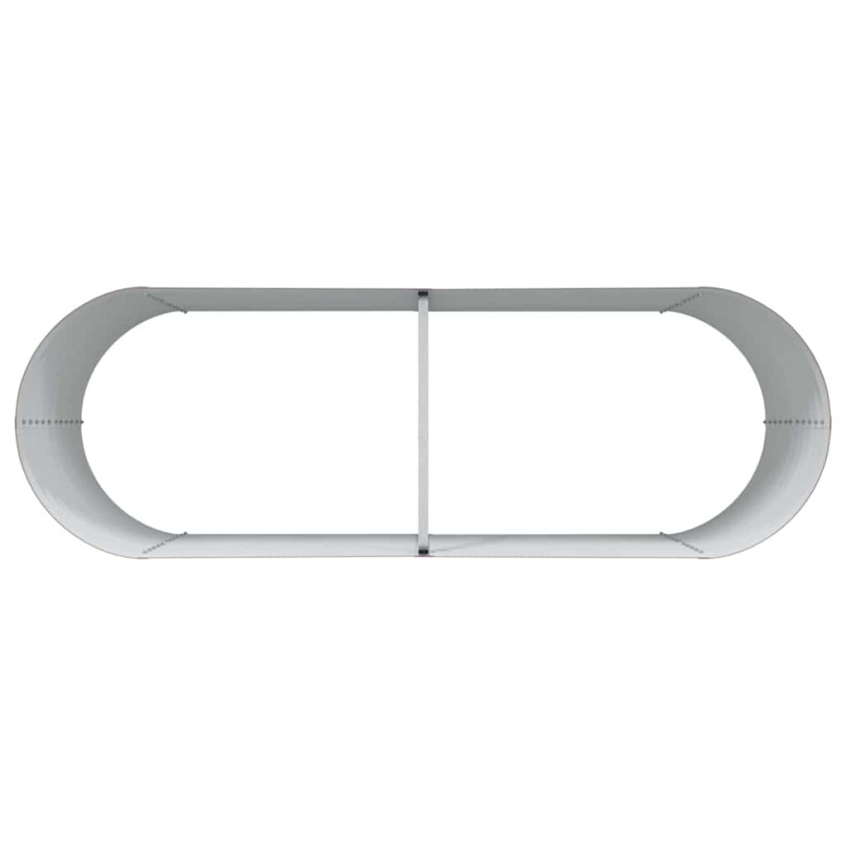 vidaXL Ανεβασμένο Κρεβάτι Καφέ 240 x 80 x 81 cm Ατσάλι