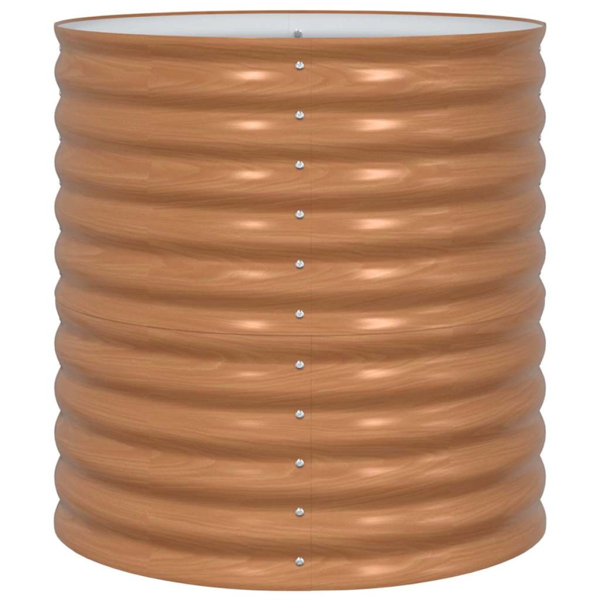 vidaXL Ανεβασμένο Κρεβάτι Καφέ 80 x 80 x 81 cm Ατσάλι