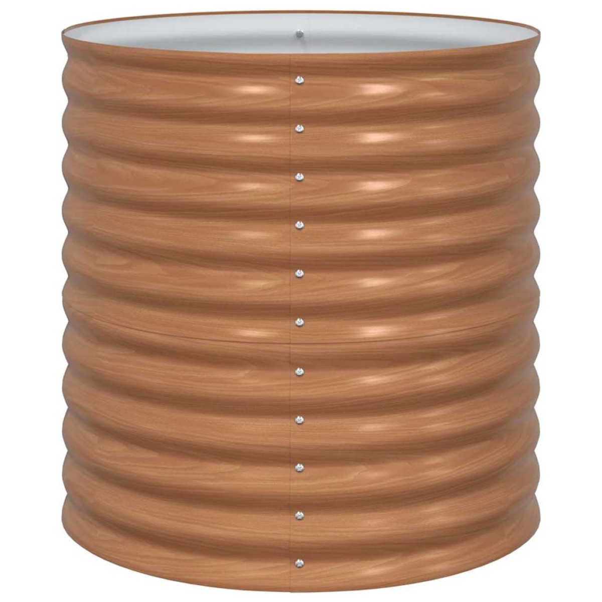 vidaXL Ανεβασμένο Κρεβάτι Καφέ 80 x 80 x 81 cm Ατσάλι