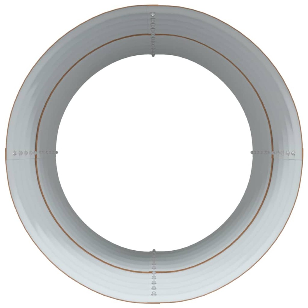vidaXL Ανεβασμένο Κρεβάτι Καφέ 80 x 80 x 81 cm Ατσάλι