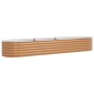 vidaXL Ανεβασμένο Κρεβάτι Καφέ 320 x 80 x 44 cm Ατσάλι