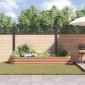 vidaXL Ανεβασμένο Κρεβάτι Καφέ 320 x 80 x 44 cm Ατσάλι