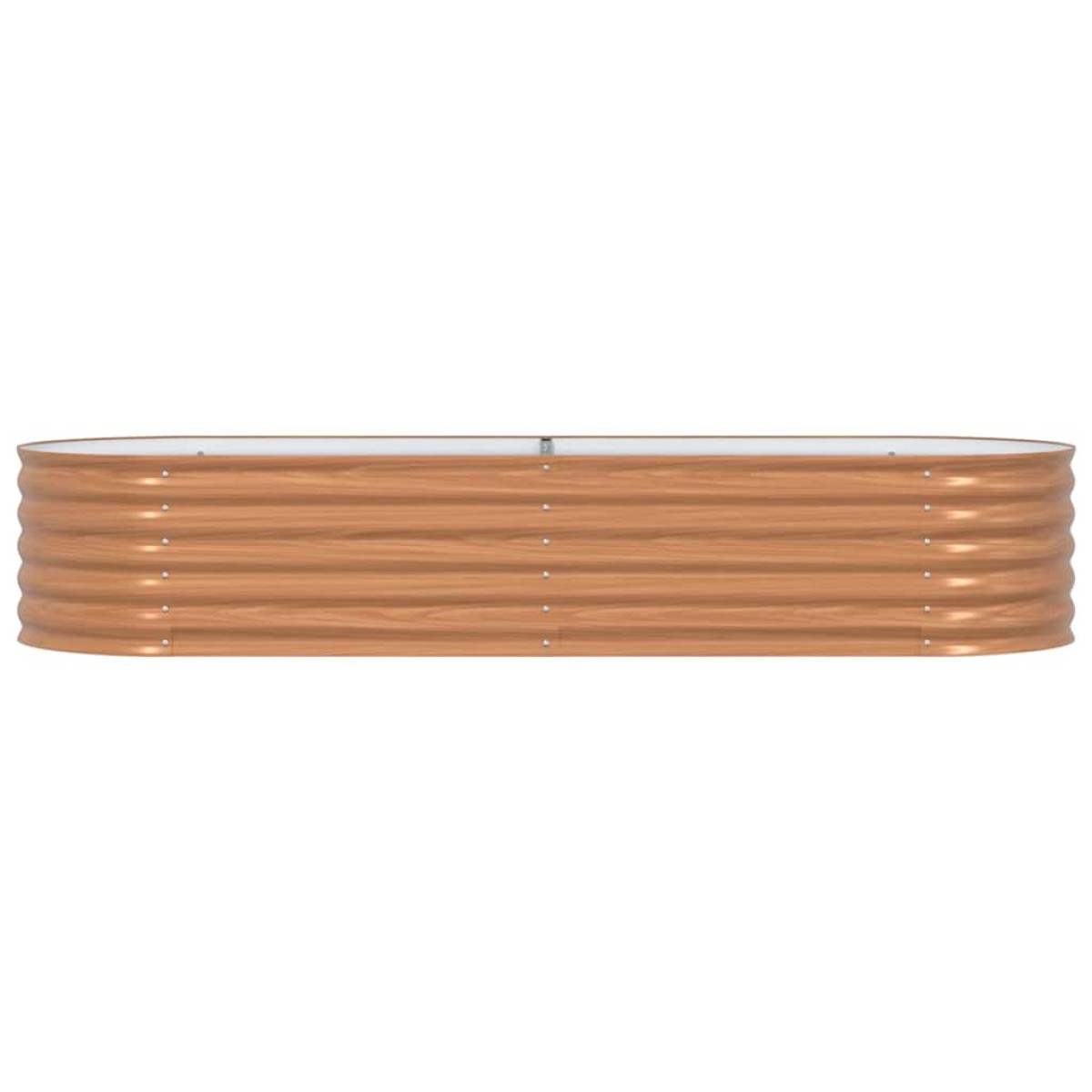 vidaXL Ανεβασμένο Κρεβάτι Καφέ 240 x 80 x 44 cm Ατσάλι