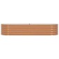 vidaXL Ανεβασμένο Κρεβάτι Καφέ 240 x 80 x 44 cm Ατσάλι