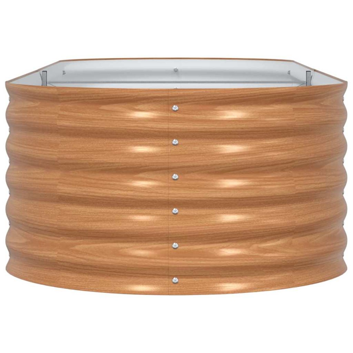 vidaXL Ανεβασμένο Κρεβάτι Καφέ 240 x 80 x 44 cm Ατσάλι