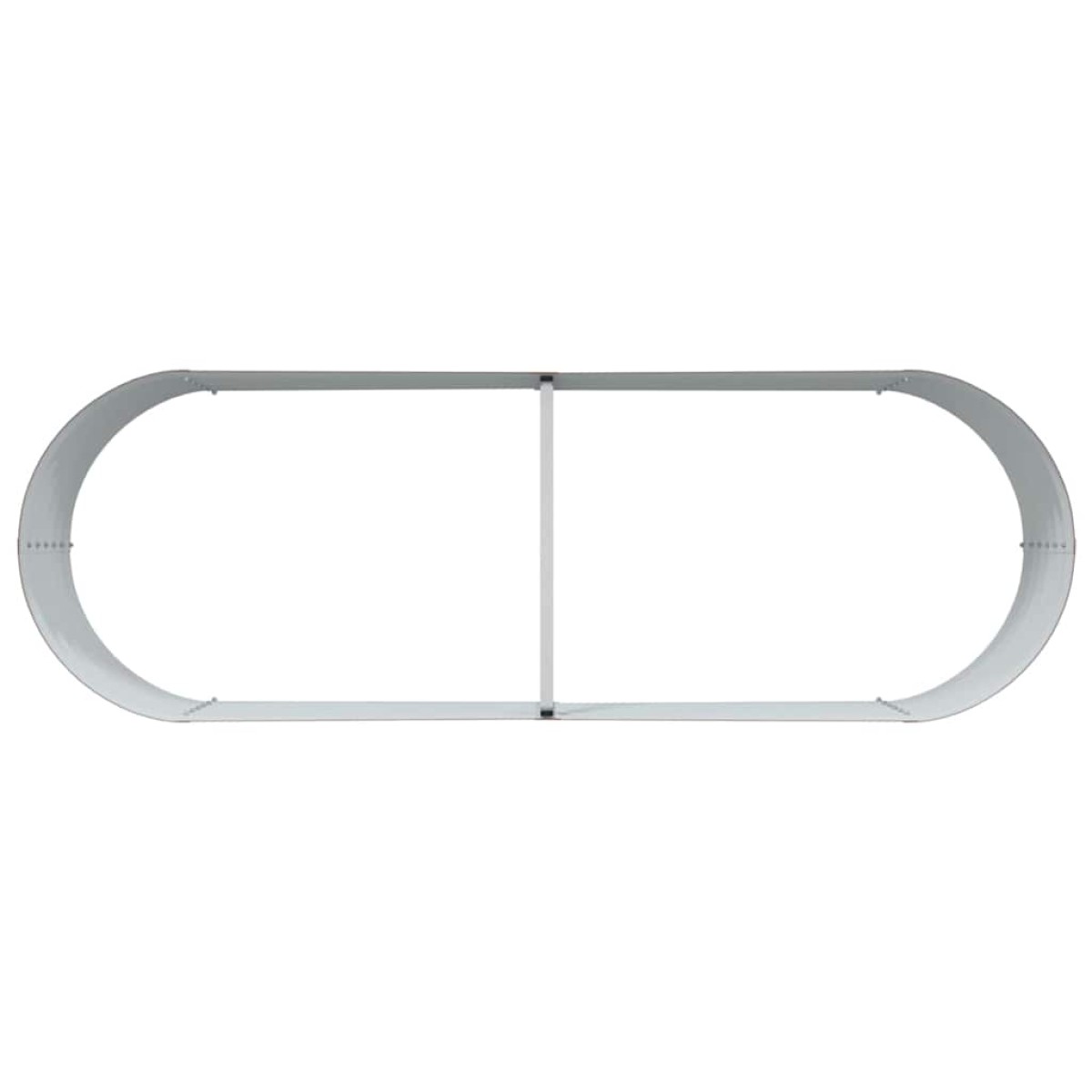 vidaXL Ανεβασμένο Κρεβάτι Καφέ 240 x 80 x 44 cm Ατσάλι