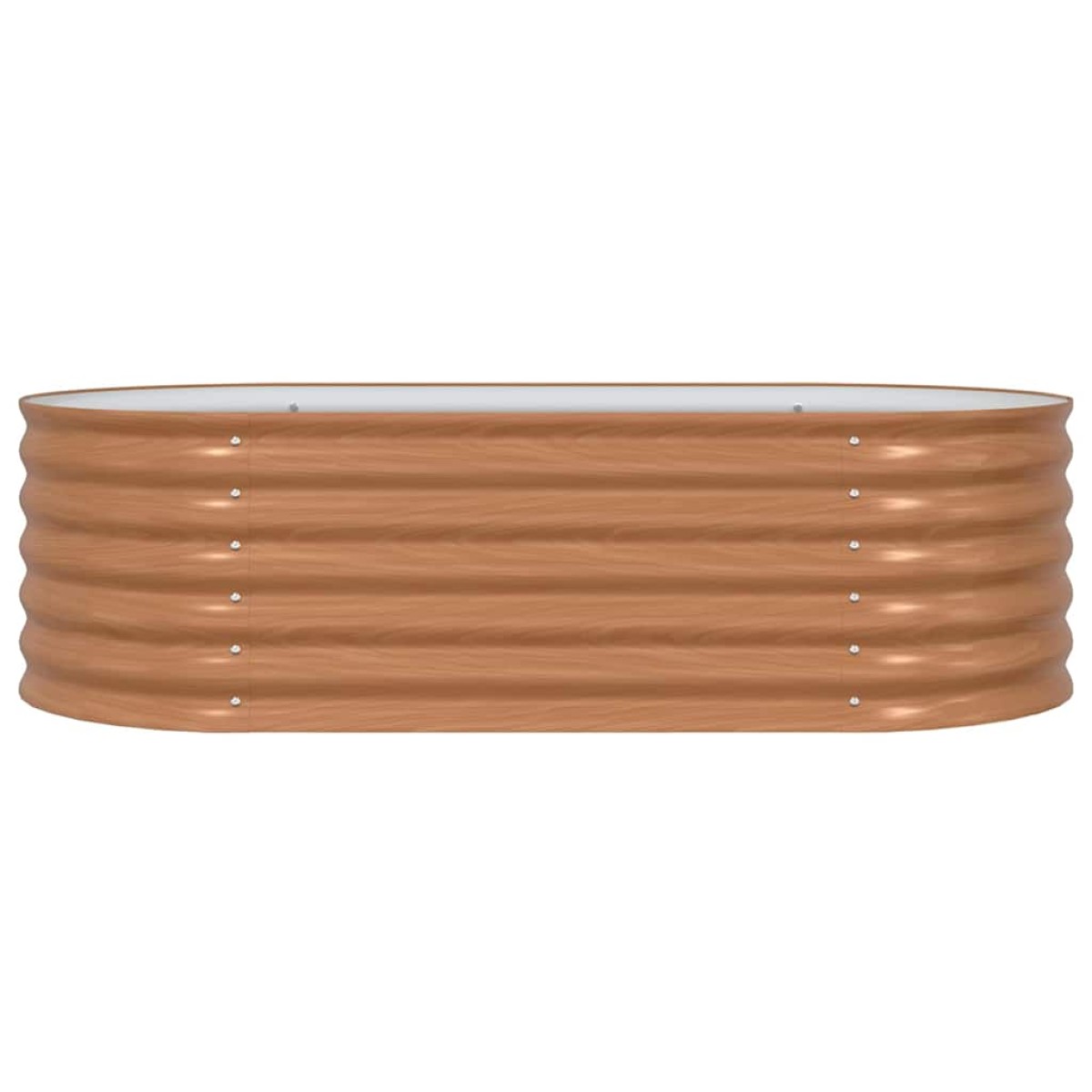 vidaXL Ανεβασμένο Κρεβάτι Καφέ 160 x 80 x 44 cm Ατσάλι
