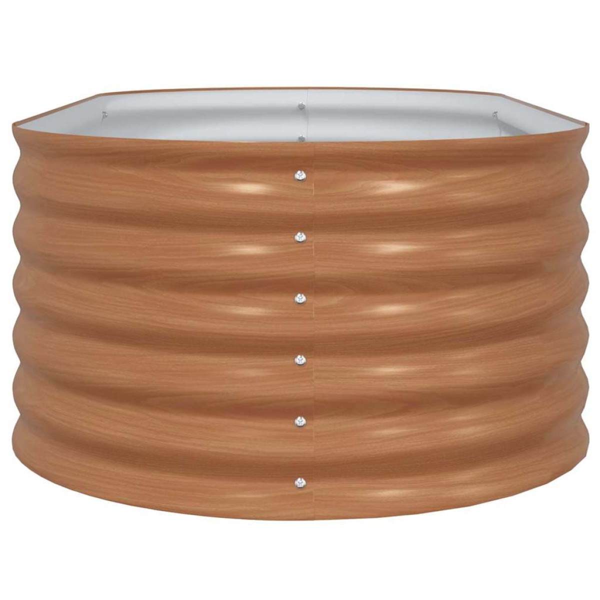 vidaXL Ανεβασμένο Κρεβάτι Καφέ 160 x 80 x 44 cm Ατσάλι