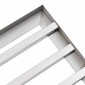 vidaXL Φτυάρι Κήπου Ασημί 75 x 25 x 6 εκ Ανοξείδωτο ατσάλι