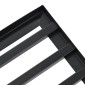 vidaXL Φτυάρι Κήπου Μαύρο 75 x 25 x 6 εκ Χάλυβας με επίστρωση πούδρας