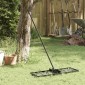 vidaXL Φτυάρι Κήπου Μαύρο 75 x 25 x 6 εκ Χάλυβας με επίστρωση πούδρας