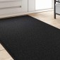 vidaXL Δερμάτινο Χαλί Ανθρακί 80 x 500 cm 100% Πολυπροπυλένιο