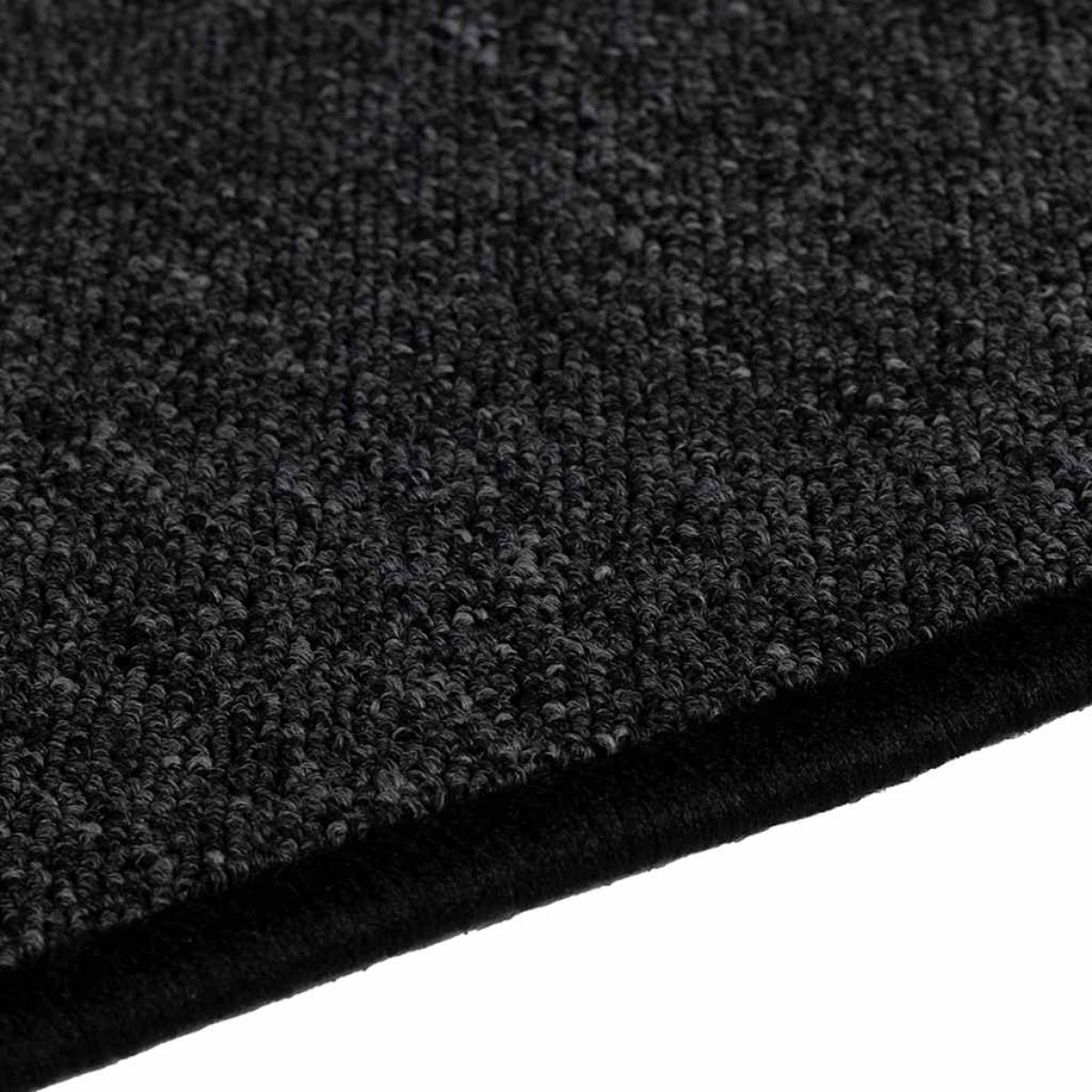 vidaXL Δερμάτινο Χαλί Ανθρακί 80 x 500 cm 100% Πολυπροπυλένιο