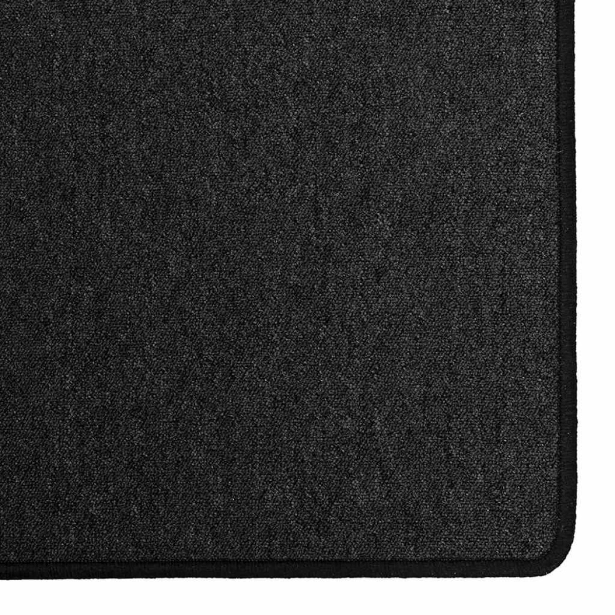 vidaXL Δερμάτινο Χαλί Ανθρακί 100 x 250 cm 100% Πολυπροπυλένιο