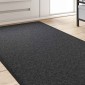 vidaXL Δερμάτινο Χαλί Σκούρο Γκρι 80 x 500 cm 100% Πολυπροπυλένιο