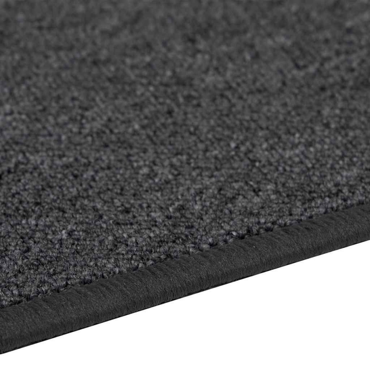 vidaXL Δερμάτινο Χαλί Σκούρο Γκρι 80 x 500 cm 100% Πολυπροπυλένιο