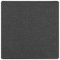 vidaXL Δερμάτινο Χαλί Σκούρο Γκρι 100 x 100 cm 100% Πολυπροπυλένιο
