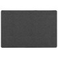 vidaXL Δερμάτινο Χαλί Σκούρο Γκρι 100 x 150 cm 100% Πολυπροπυλένιο