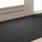 vidaXL Δερμάτινο Χαλί Σκούρο Γκρι 100 x 200 cm 100% Πολυπροπυλένιο