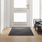 vidaXL Δερμάτινο Χαλί Σκούρο Γκρι 100 x 250 cm 100% Πολυπροπυλένιο