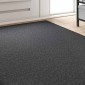 vidaXL Δερμάτινο Χαλί Σκούρο Γκρι 100 x 300 cm 100% Πολυπροπυλένιο