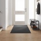 vidaXL Δερμάτινο Χαλί Σκούρο Γκρι 100 x 300 cm 100% Πολυπροπυλένιο