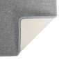 vidaXL Δερμάτινο Χαλί Ανοιχτό γκρι 80 x 500 cm 100% Πολυπροπυλένιο