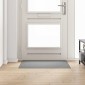 vidaXL Δερμάτινο Χαλί Ανοιχτό γκρι 100 x 100 cm 100% Πολυπροπυλένιο