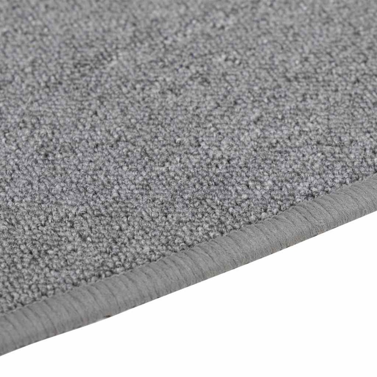 vidaXL Δερμάτινο Χαλί Ανοιχτό γκρι 100 x 150 cm 100% Πολυπροπυλένιο