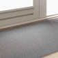vidaXL Δερμάτινο Χαλί Ανοιχτό γκρι 100 x 200 cm 100% Πολυπροπυλένιο