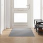 vidaXL Δερμάτινο Χαλί Ανοιχτό γκρι 100 x 250 cm 100% Πολυπροπυλένιο