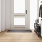 vidaXL Δερμάτινο Χαλί Γκρι 50 x 150 cm 100% Πολυπροπυλένιο Τούφτα