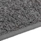 vidaXL Δερμάτινο Χαλί Γκρι 80 x 200 cm 100% Πολυπροπυλένιο Τούφτα