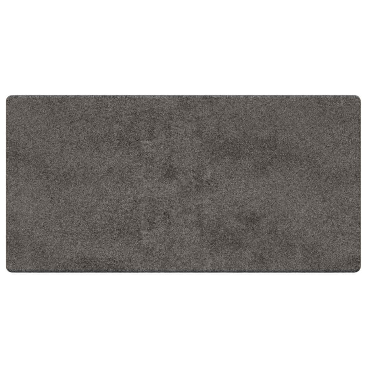 vidaXL Δερμάτινο Χαλί Γκρι 100 x 200 cm 100% Πολυπροπυλένιο Τούφτα