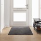 vidaXL Δερμάτινο Χαλί Γκρι 100 x 250 cm 100% Πολυπροπυλένιο Τούφτα