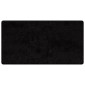 vidaXL Δερμάτινο Χαλί Μαύρο 80 x 150 cm 100% Πολυπροπυλένιο Τούφτα