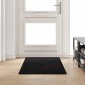 vidaXL Δερμάτινο Χαλί Μαύρο 80 x 200 cm 100% Πολυπροπυλένιο Τούφτα