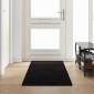 vidaXL Δερμάτινο Χαλί Μαύρο 80 x 300 cm 100% Πολυπροπυλένιο Τούφτα