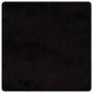 vidaXL Δερμάτινο Χαλί Μαύρο 100 x 100 cm 100% Πολυπροπυλένιο Τούφτα