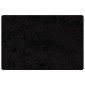 vidaXL Δερμάτινο Χαλί Μαύρο 100 x 150 cm 100% Πολυπροπυλένιο Τούφτα